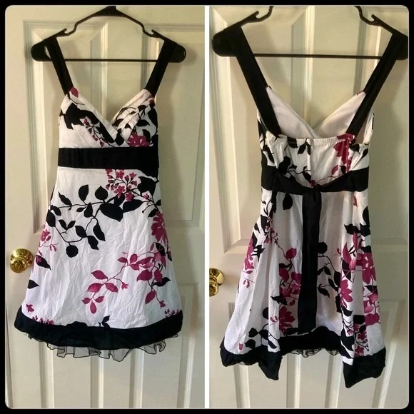 strapless open back dress Speechless Juniors Embellished Fit & Flare Dress, Size 5 – Vanessa Jane main image 1